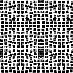 Black and white square pattern