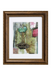 Framed artwork with abstract design on a white background