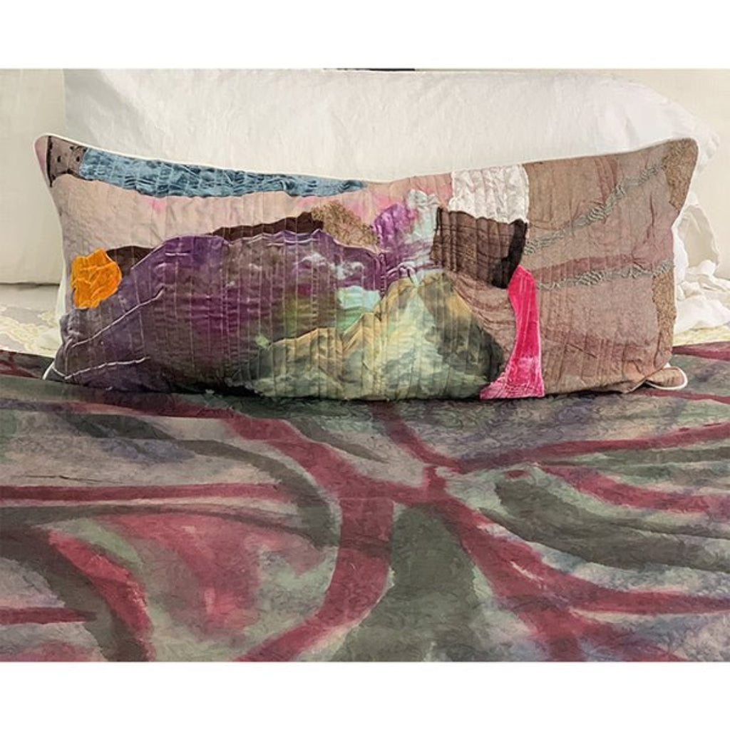 Date-Plum Lumbar Pillow - Pillowcases & Shams - Sara Palacios Designs