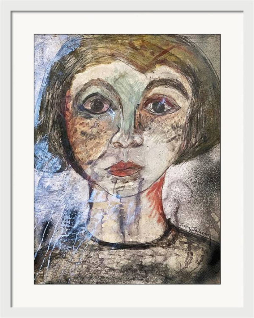 Mary -Portrait of a Woman - Art Print - Sara Palacios Designs