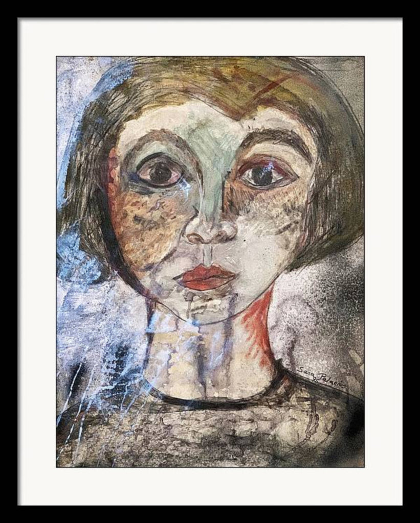 Mary -Portrait of a Woman - Art Print - Sara Palacios Designs