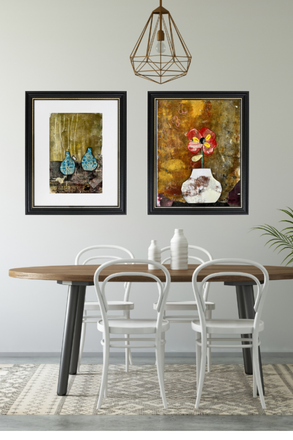 Gallery Wall Dining Room - Curated Art Wall - Set of 2