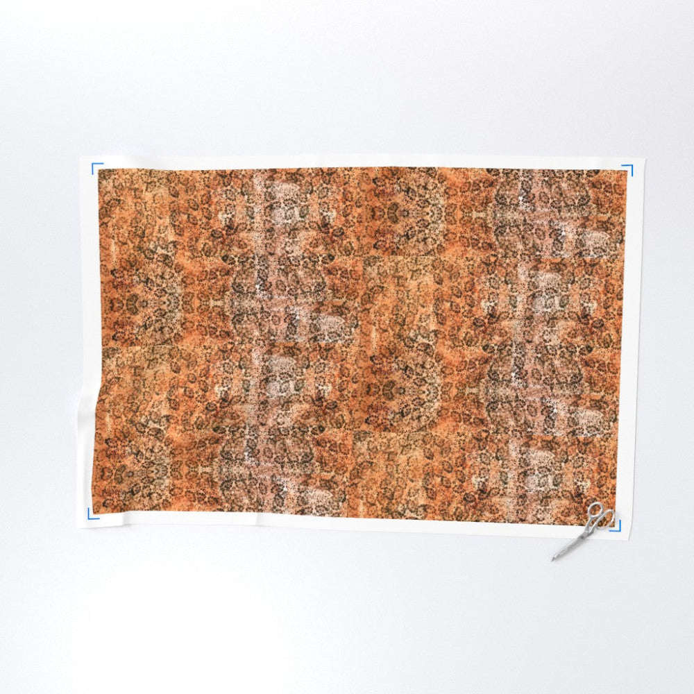Textile with a pattern on a white background