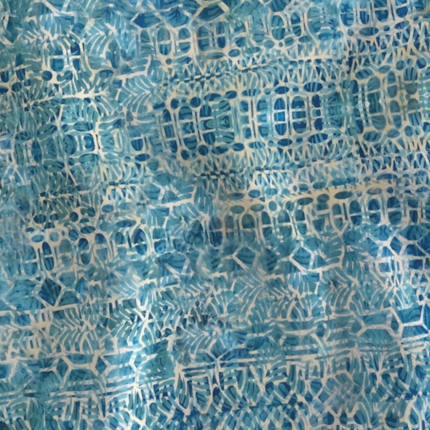 Blue textured fabric pattern
