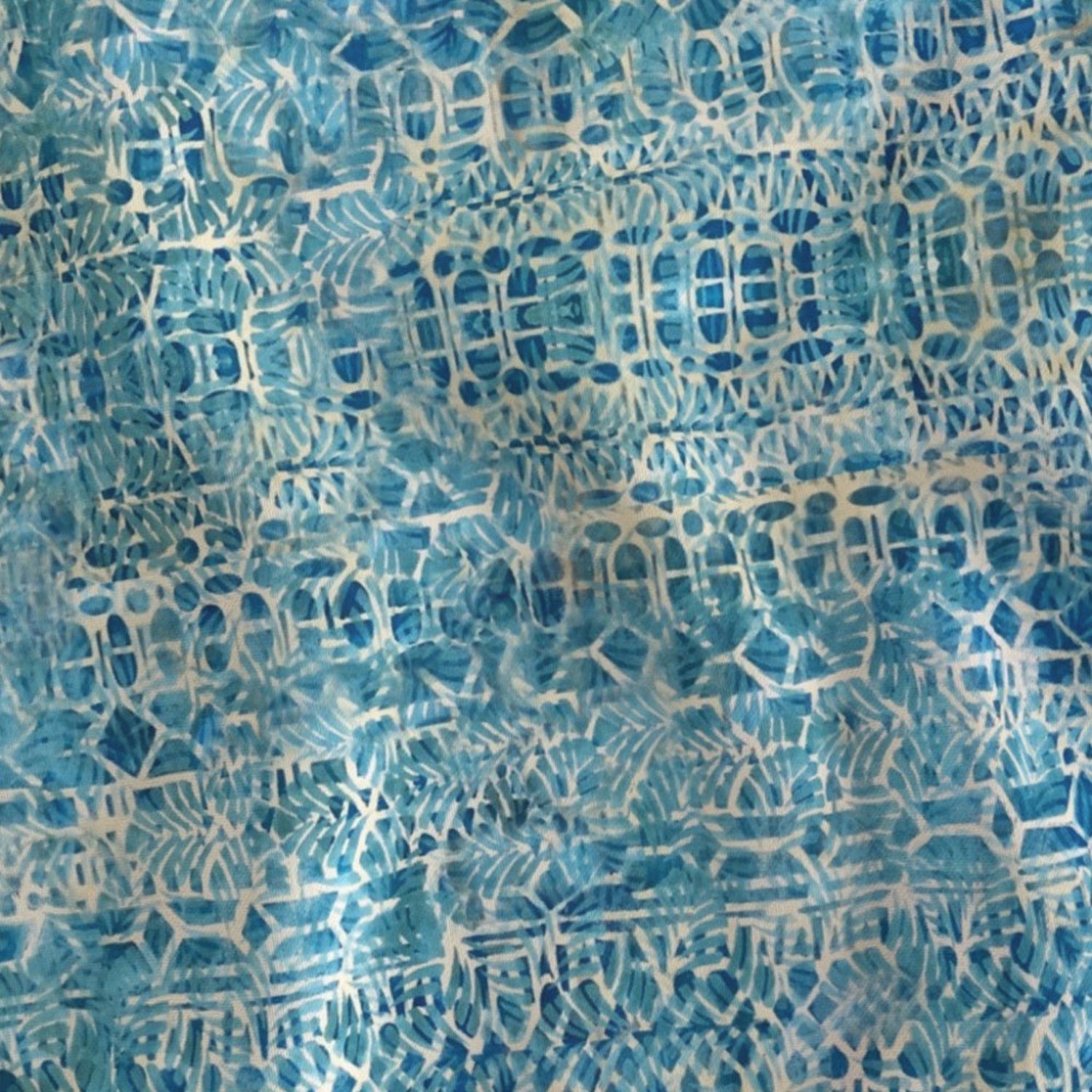 Blue textured fabric pattern