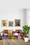 Floral Wall Art Prints No. 24 – Modern Floral Collage by Sara Palacios
