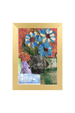 gold framed 5x7 abstract botanical print