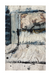 Abstract art piece with textural elements on a white background
