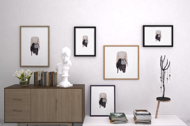 Art print of a one-of-a-kind jacket titled Fleur Jacket, designed by Sara Palacios with lace, textured fabric panels, and hand-embellished details.
