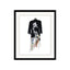 Flora Jacket is a stunning art print of a unique jacket by Sara Palacios, designed with lace appliqué, fabric collage, and handcrafted embellishments.
