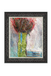 Framed abstract artwork with a vase design on a white background