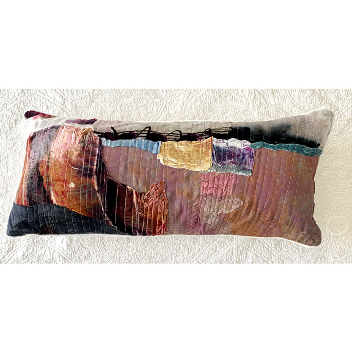 Valerian Patchwork Lumbar Pillow - Pillowcases & Shams
