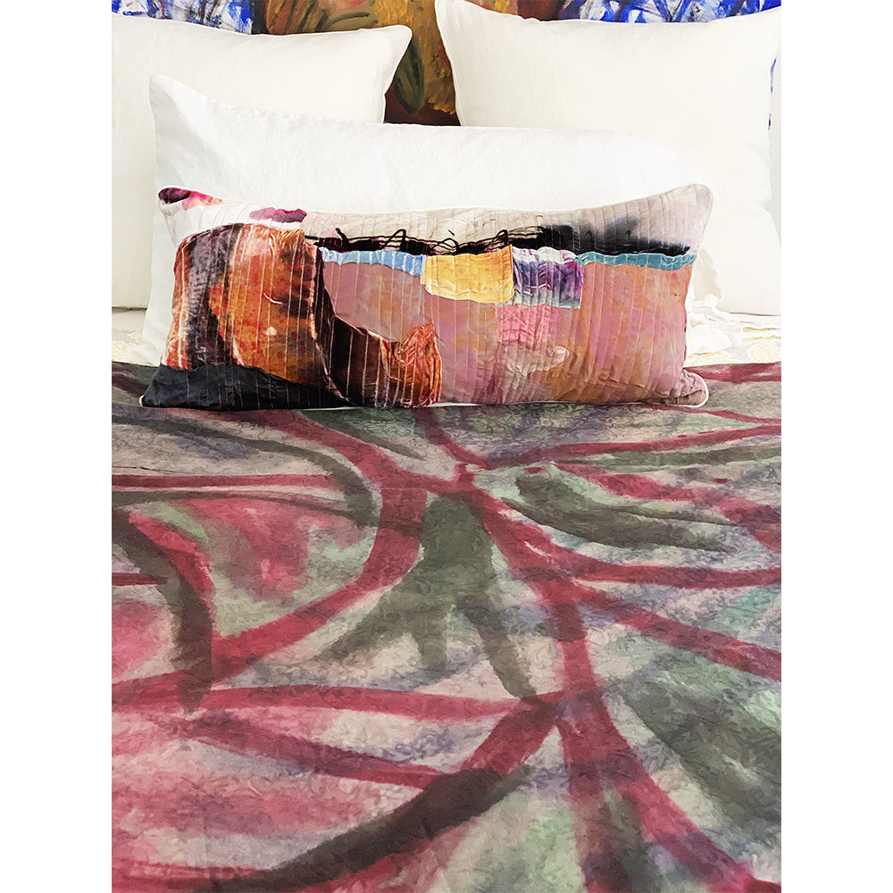 Valerian Patchwork Lumbar Pillow - Pillowcases & Shams