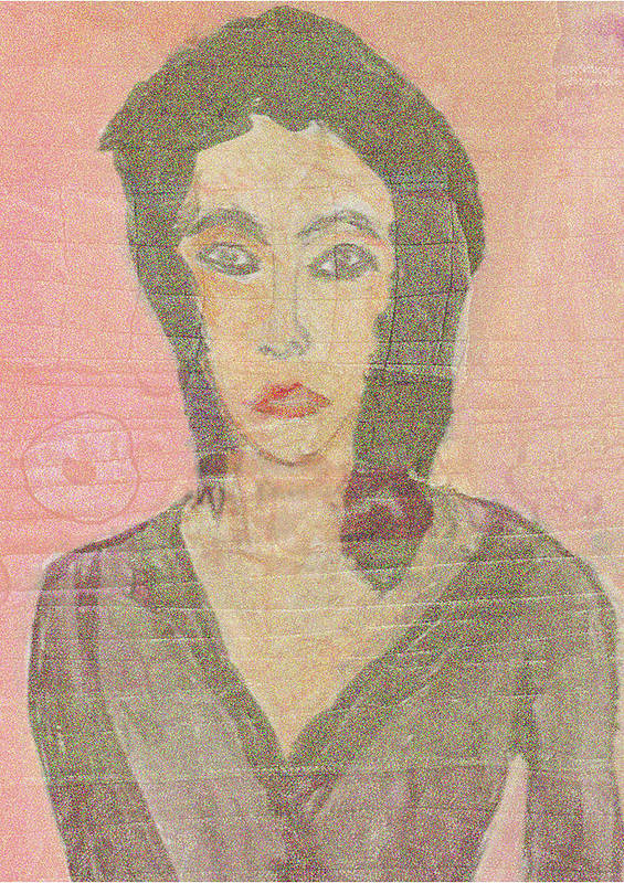 Ariel Portrait of a Woman - Art Print - Sara Palacios Designs