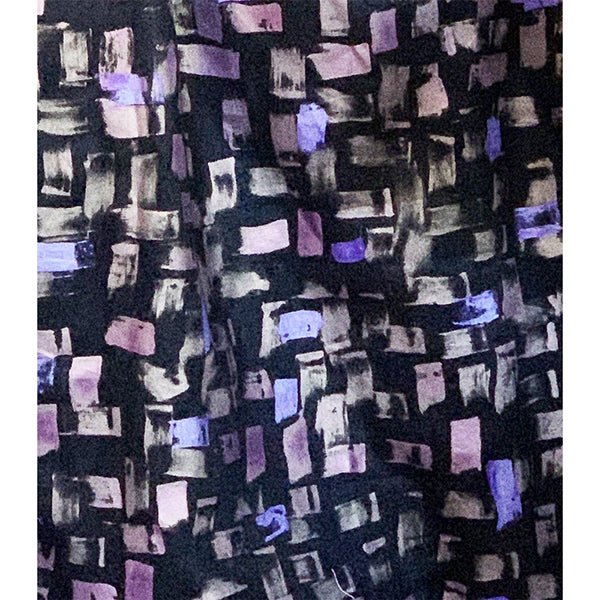 Black Patterned Curtains - Curtains & Drapes - Set of 2 - Sara Palacios Designs