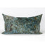 Blue Green Velvet Lumbar Pillow - Throw Pillows - Sara Palacios Designs