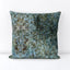 Blue Green Velvet Throw Pillow - Throw Pillows - Sara Palacios Designs