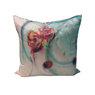 Blue Silk Throw Pillows - Throw Pillows - Sara Palacios Designs