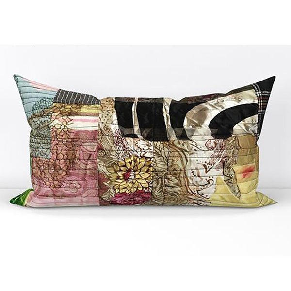 Colorful Lumbar Pillows For Couch - Velvet Throw Pillows - Sara Palacios Designs