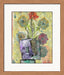Flower Collage Art-  Mead Moon - Small Framed Art Print