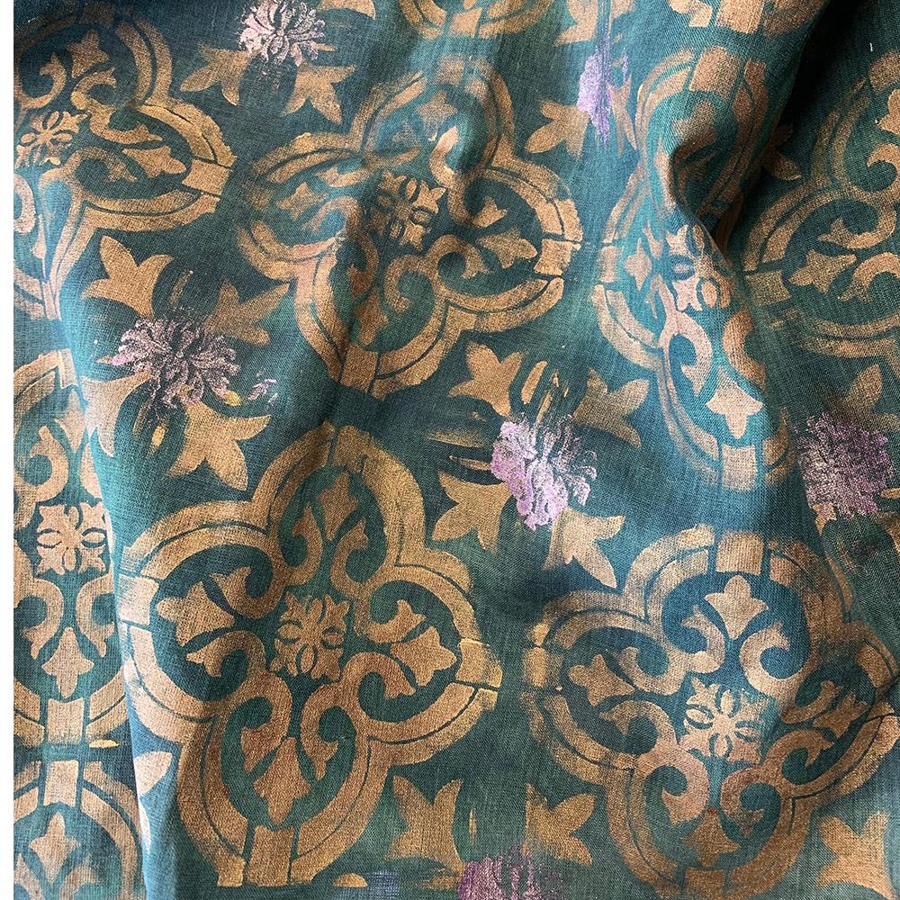 Green Gold Curtains Borders - Color Block Curtains - Set of 2 - Sara Palacios Designs