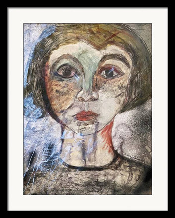 Mary -Portrait of a Woman - Art Print - Sara Palacios Designs