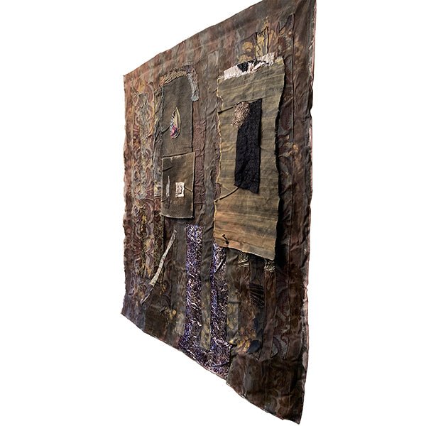 Modern Fabric Wall Ar - "Looking Glass" - Decorative Tapestries - Sara Palacios Designs
