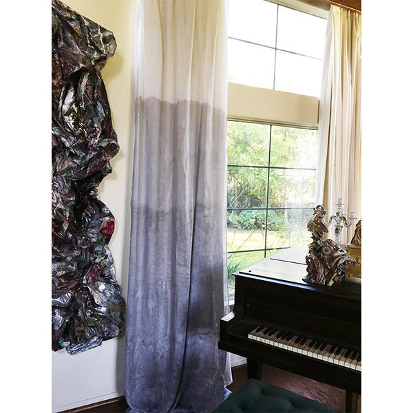 Ombre Design Border Curtains - Curtains & Drapes - Set of 2 - Sara Palacios Designs