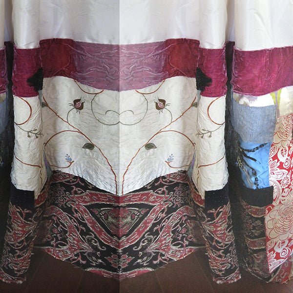 Patchwork Bordered Curtains - Curtains & Drapes - Sara Palacios Designs