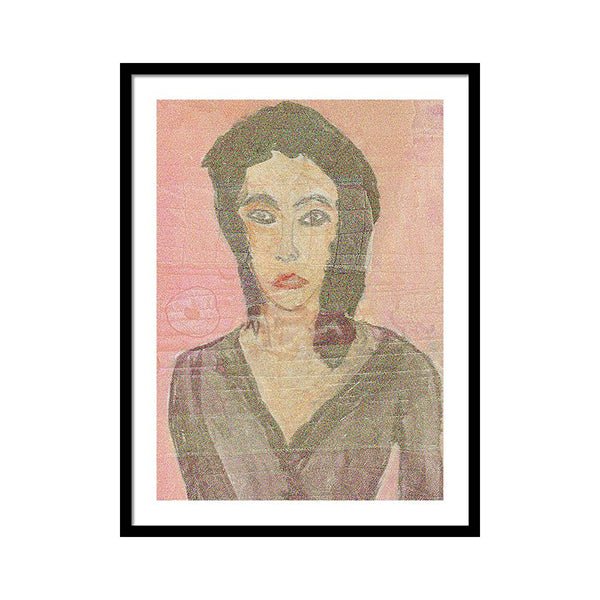 Ariel Portrait of a Woman - Art Print - Sara Palacios Designs