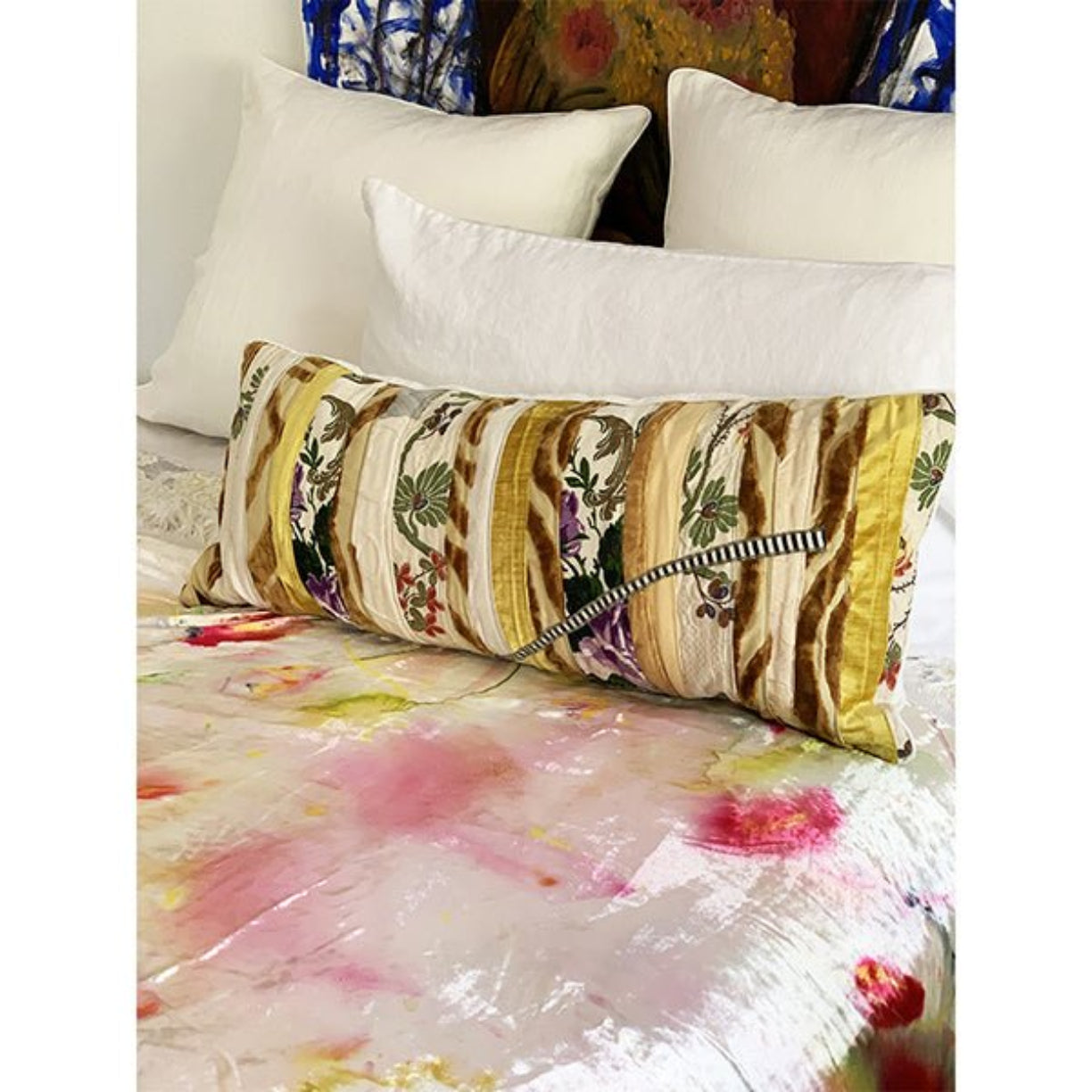 Tansy Patchwork Lumbar Pillow - Pillowcases & Shams - Sara Palacios Designs