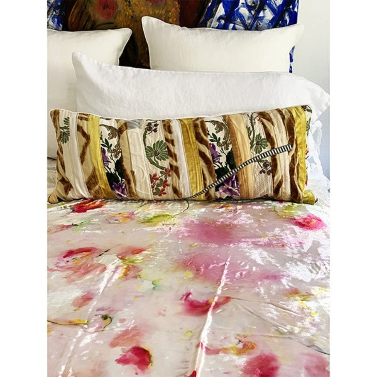 Tansy Patchwork Lumbar Pillow - Pillowcases & Shams - Sara Palacios Designs