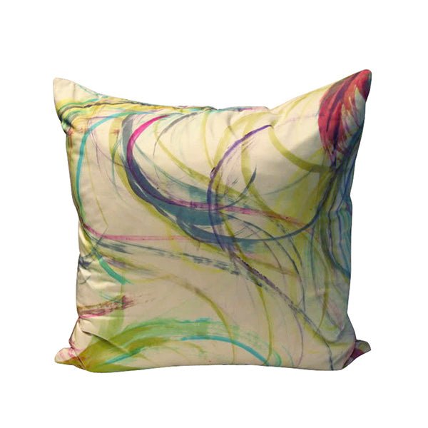 Yellow Silk Throw Pillows - Throw Pillows - Sara Palacios Designs